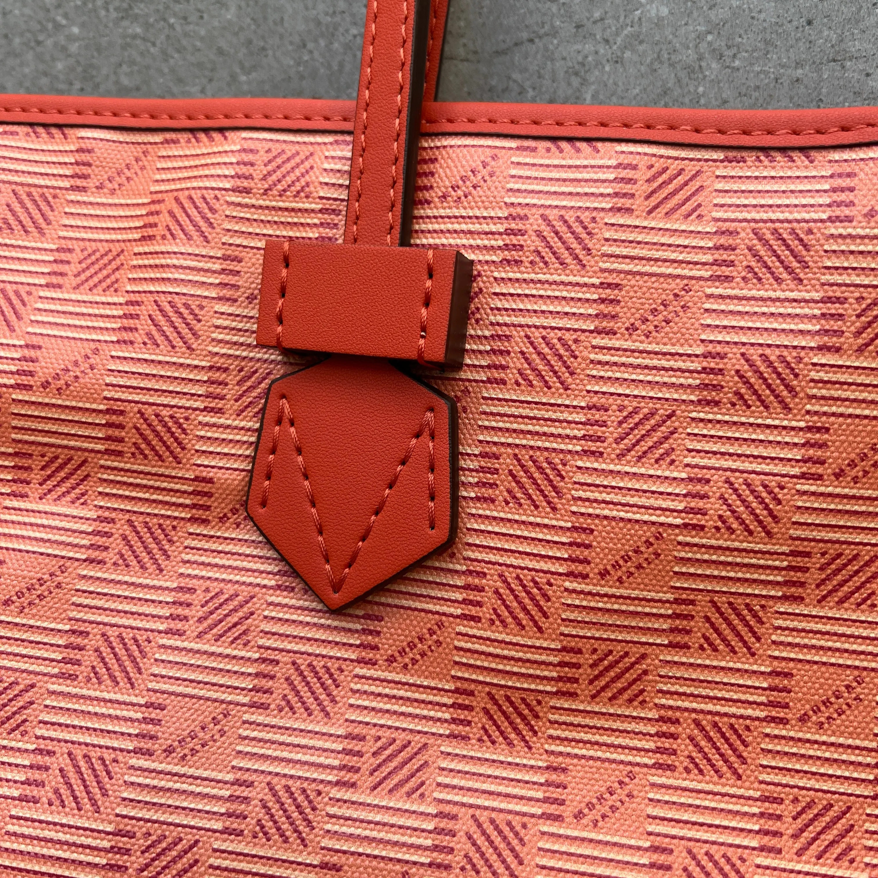 Sac Saint Tropez Tote GM, Orange Moreau
