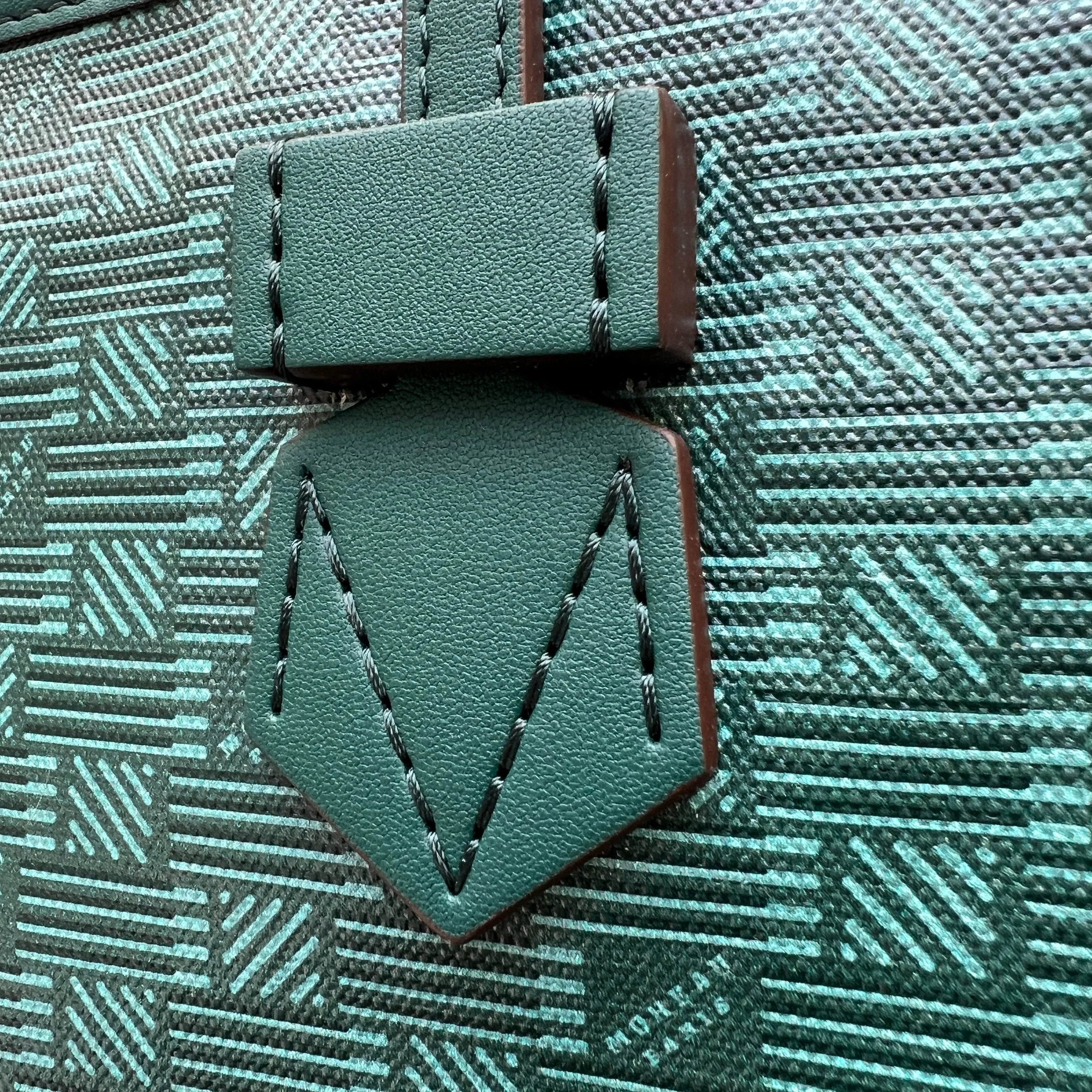 Sac Saint Tropez Zip Tote GM, Vert Foncé Moreau Bags
