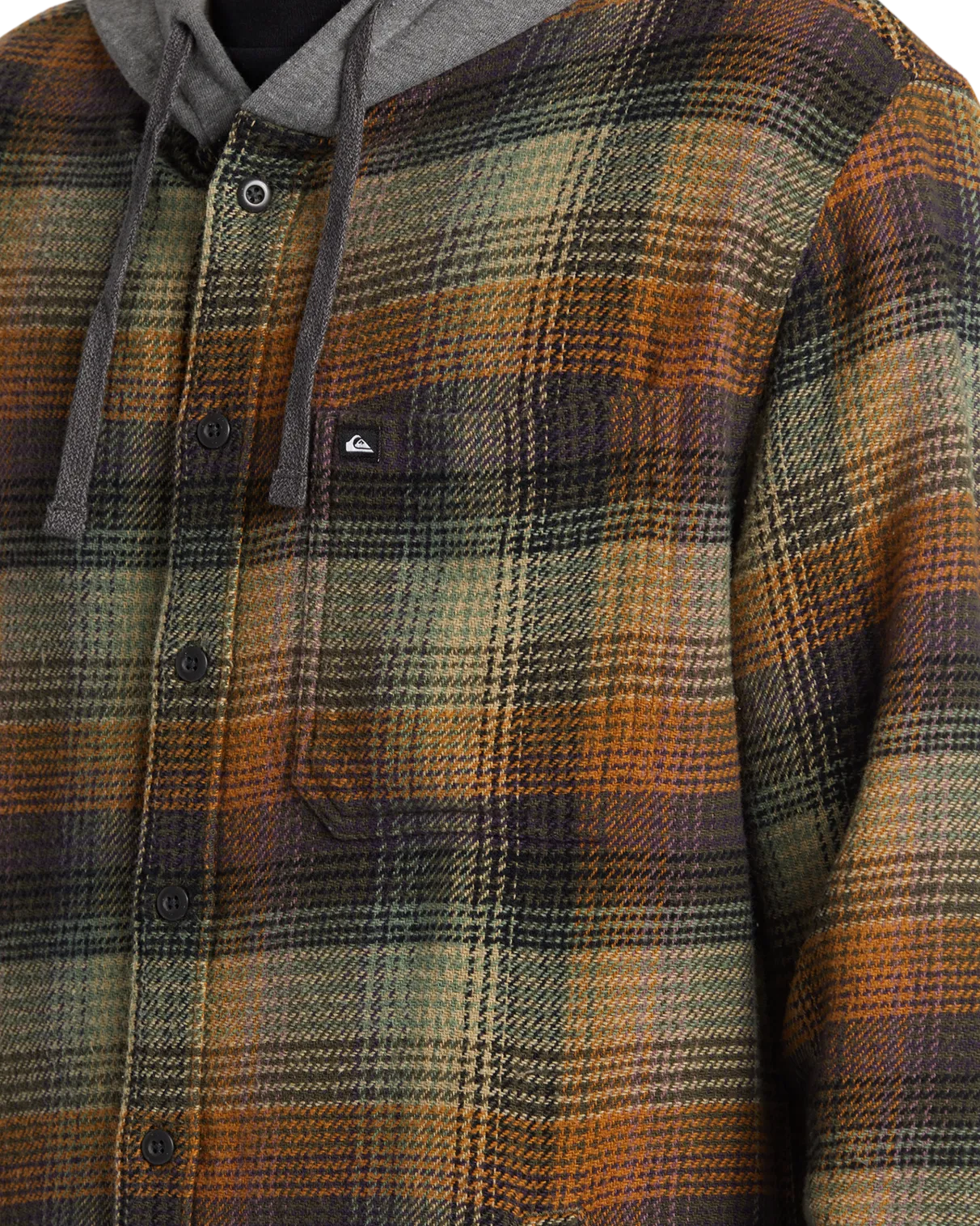 Chemise à carreau capuchon Sandbar en feuille de vigne