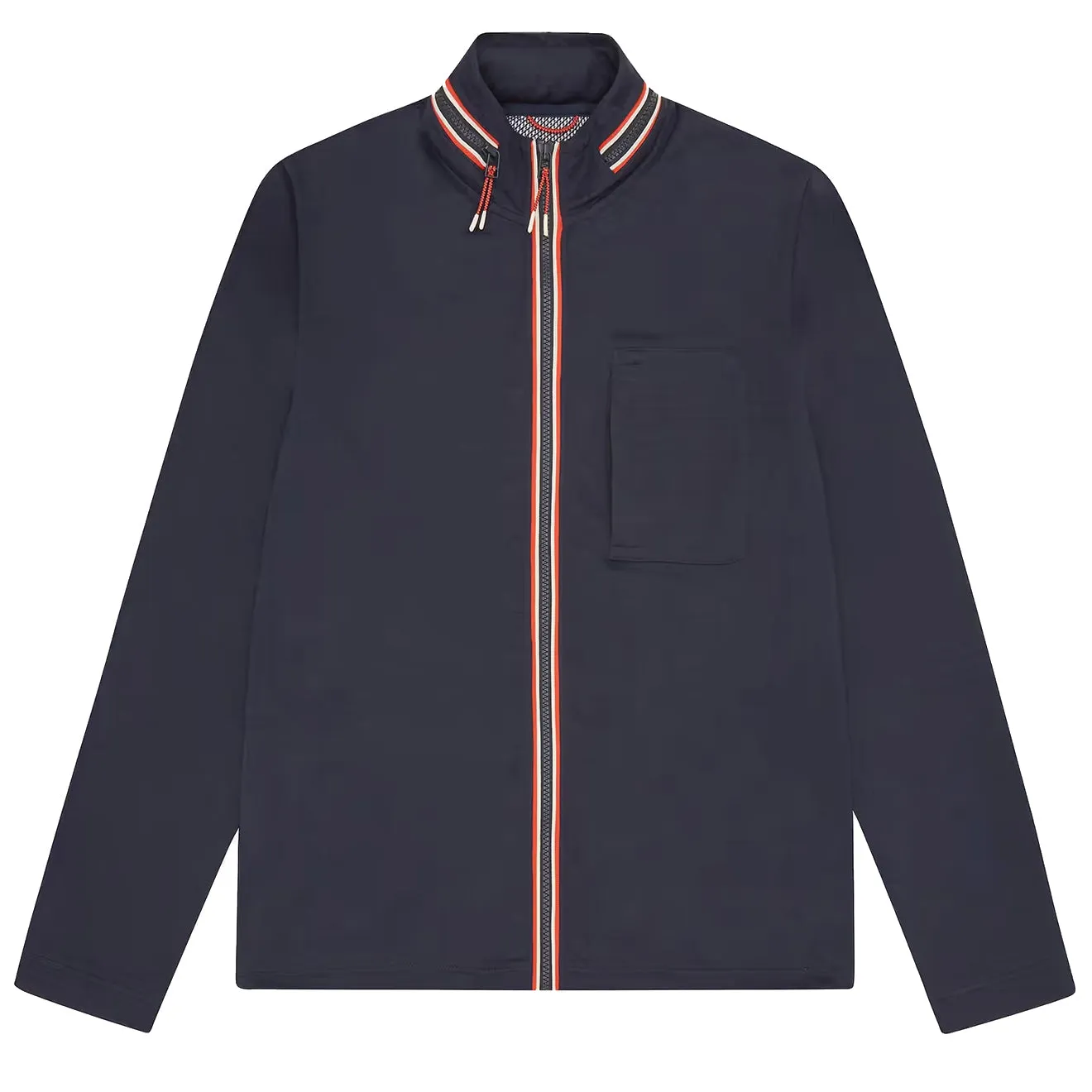 Sealskinz Deopham Imperméable Zip Complet Col en Entonnoir Avec Capuche Repliable Marine