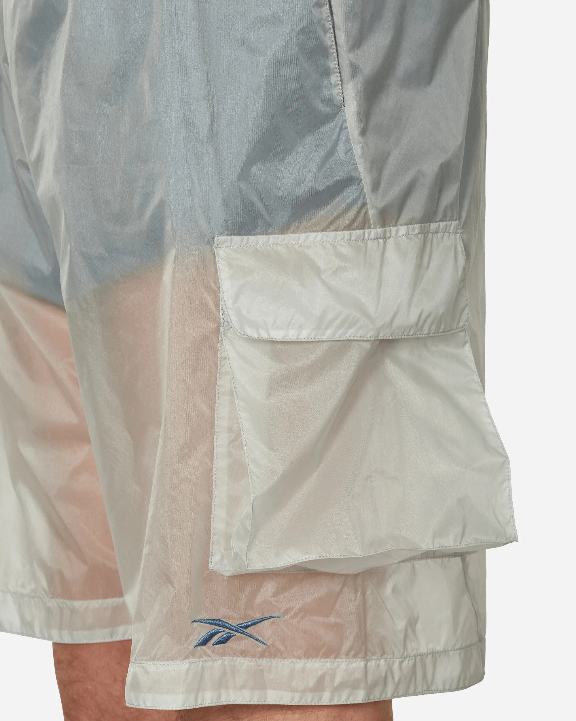 Short Transparent Bleu Cristal