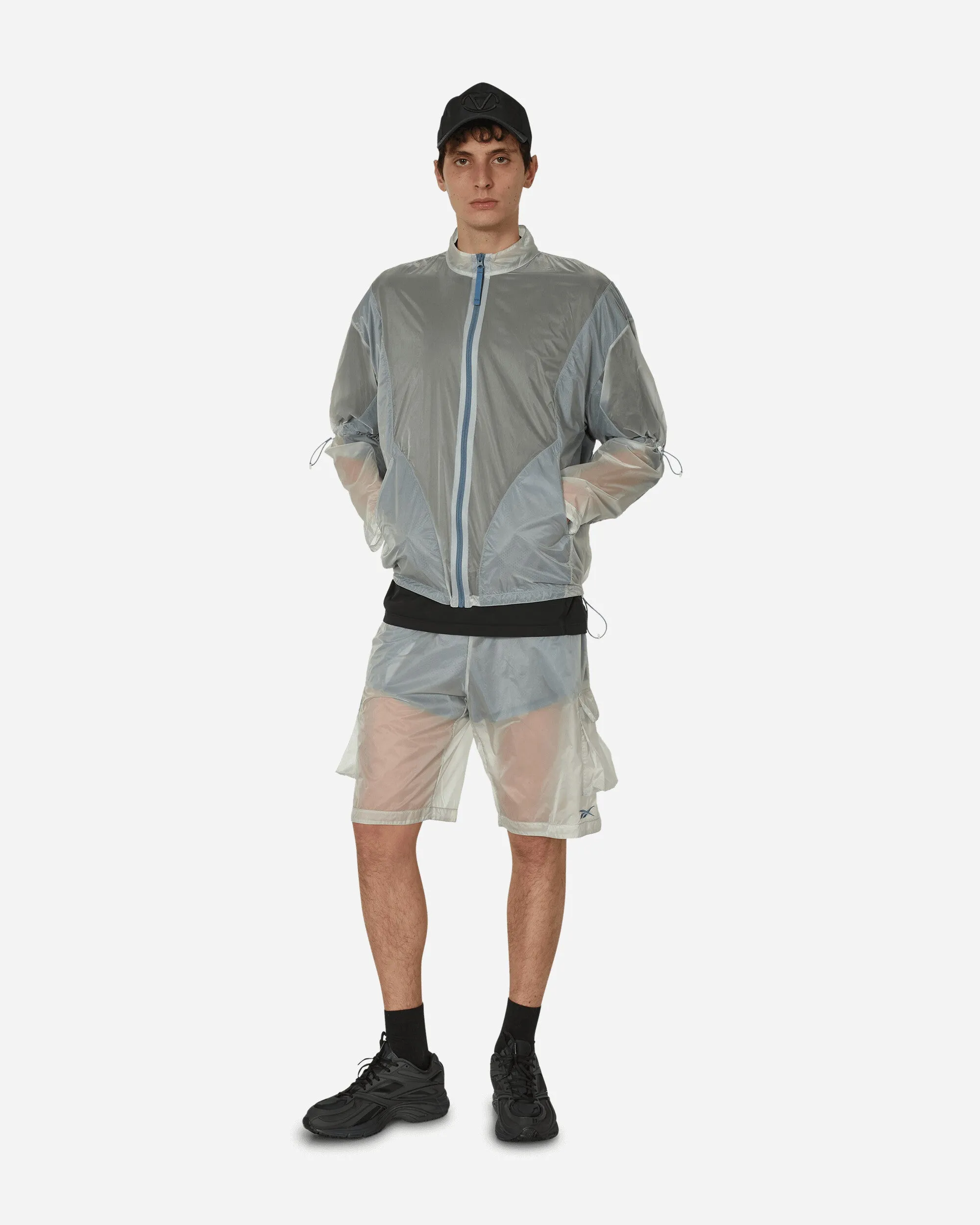 Short Transparent Bleu Cristal