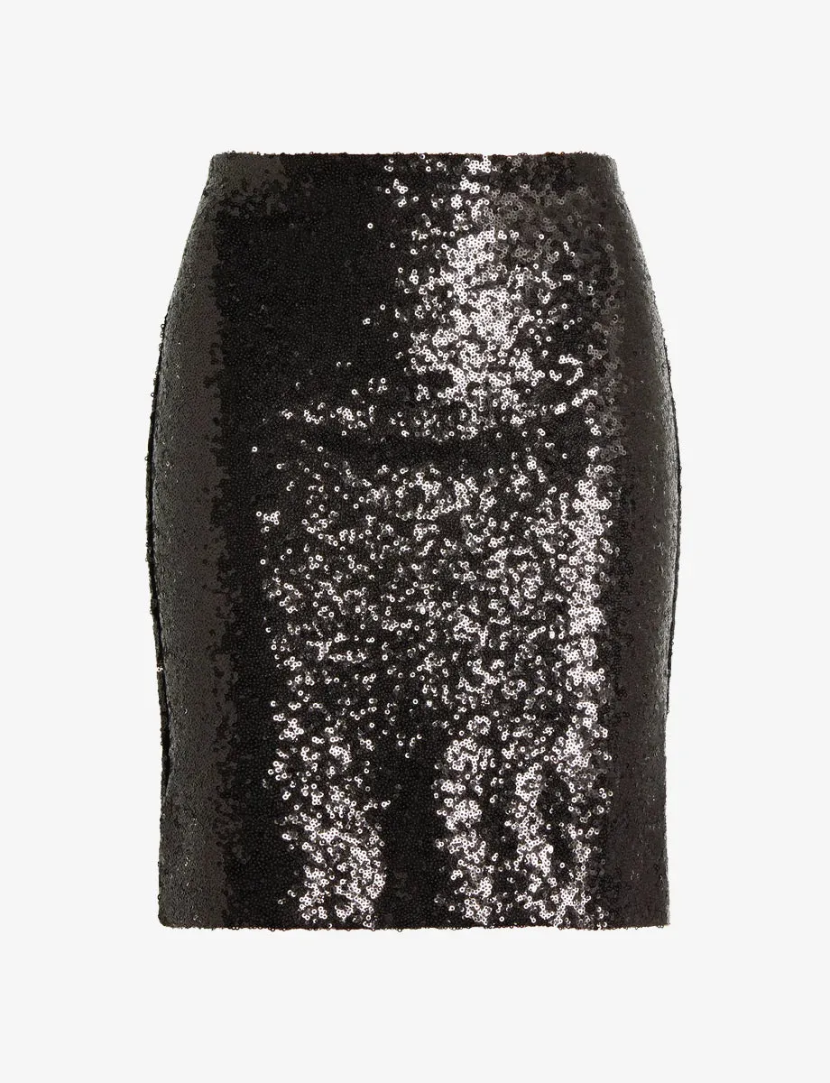Mini-jupe à paillettes