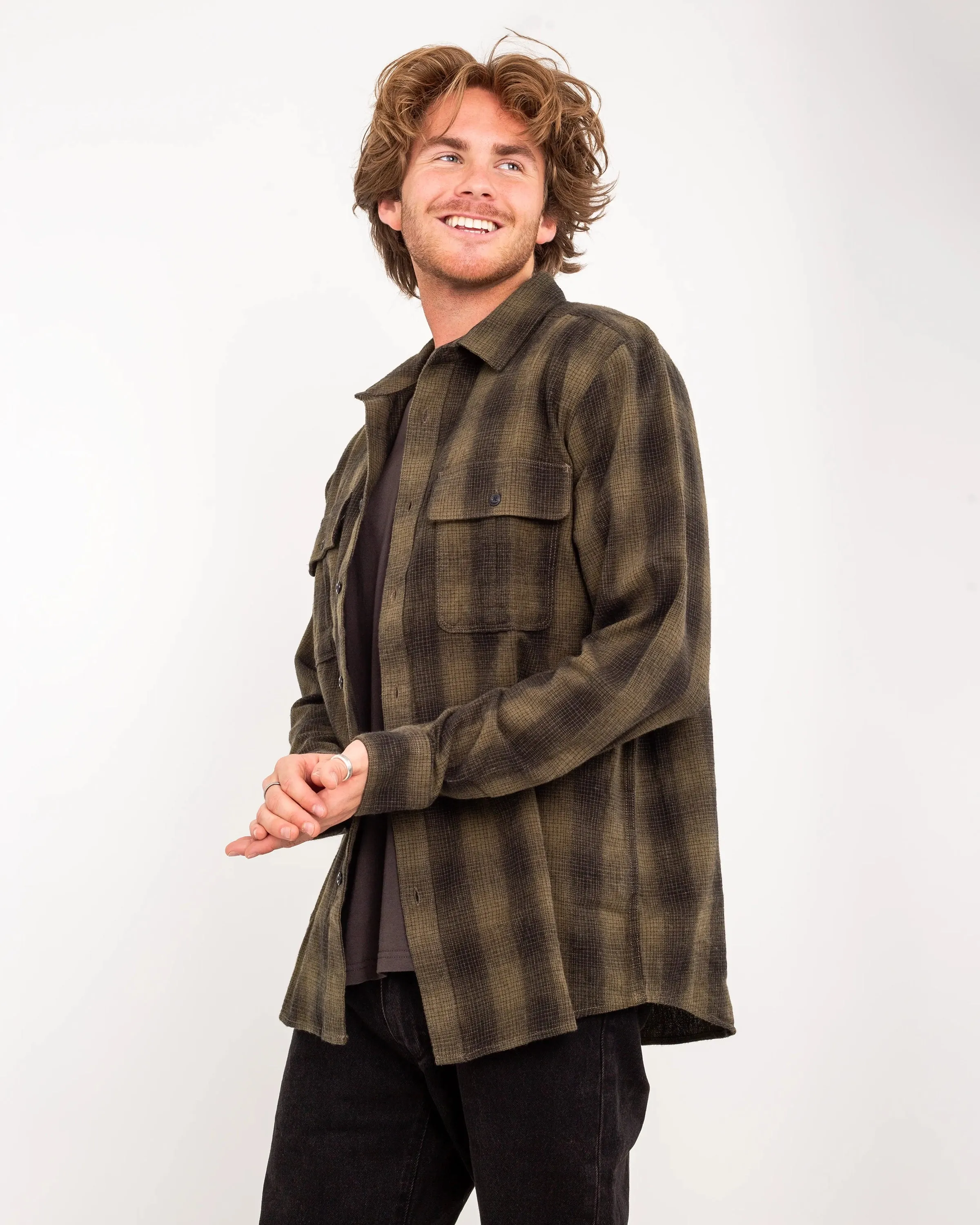 Chemise en flanelle Shadowstone en Wintermoss
