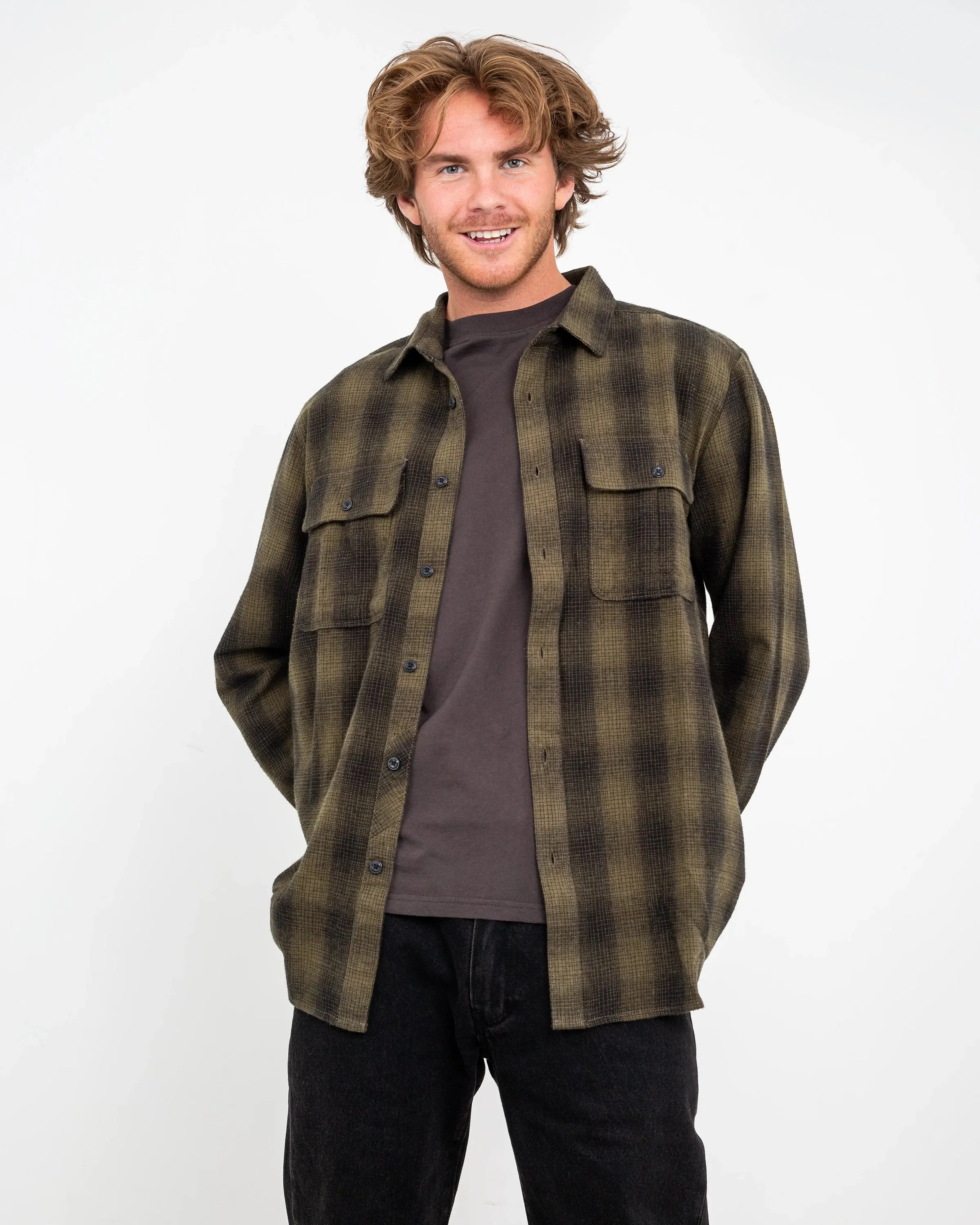 Chemise en flanelle Shadowstone en Wintermoss