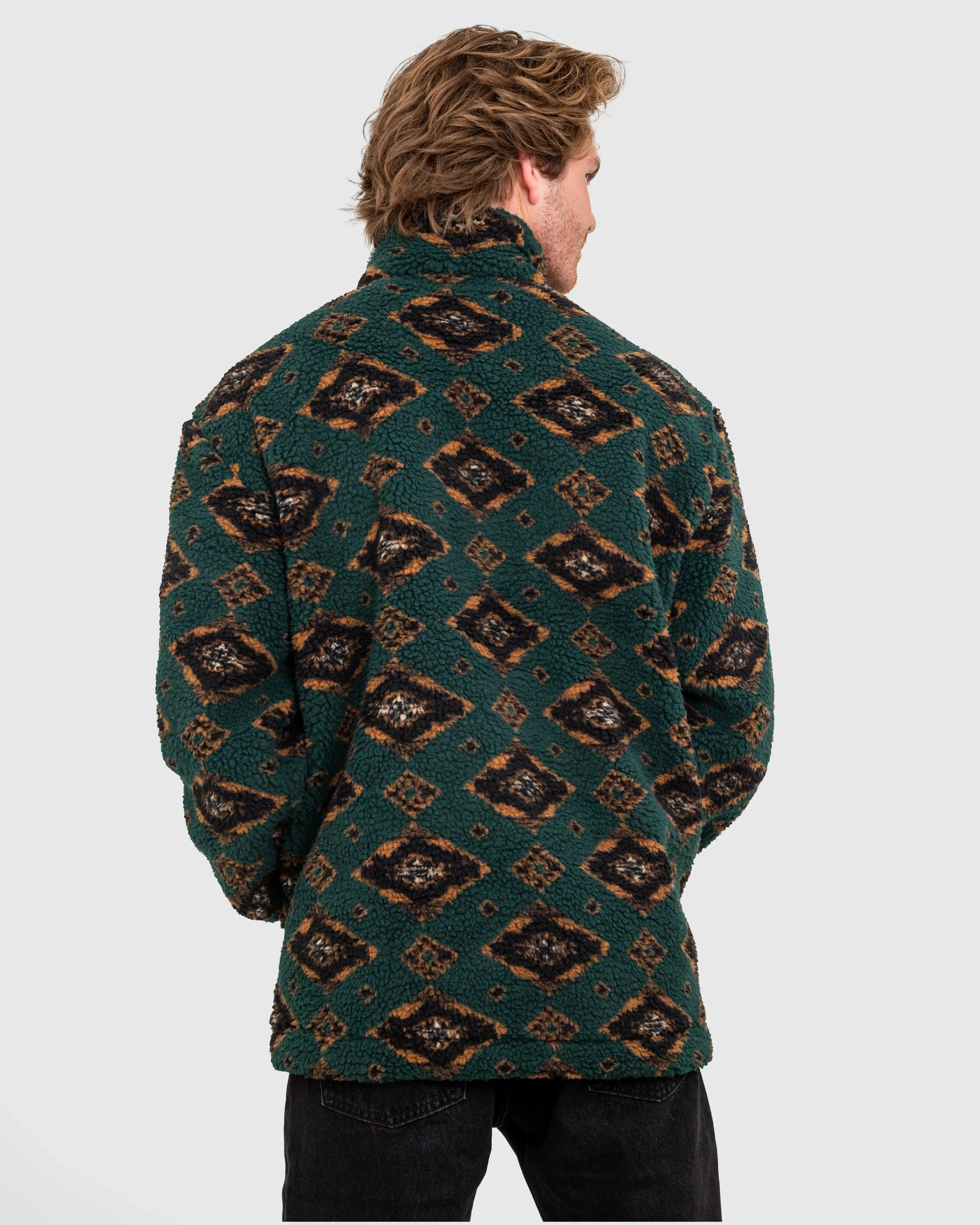 Veste en polaire Sherpa couleur Scarabée