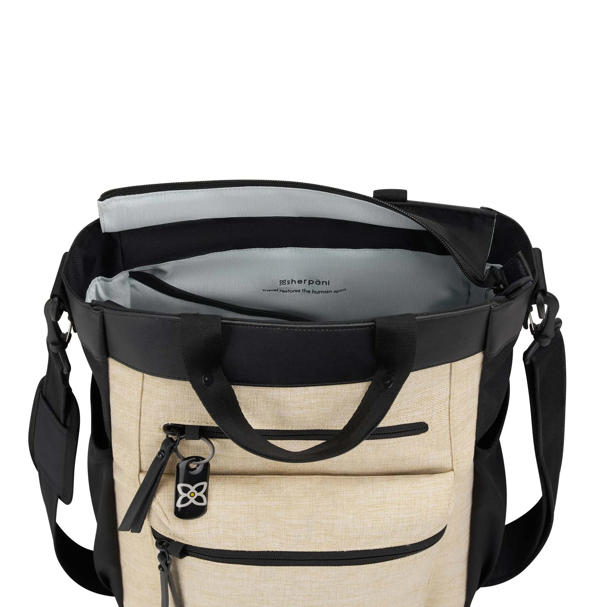 Sac à dos convertible anti-vol Sherpani Soleil, sacs pour ordinateur portable 13 pouces Sherpani