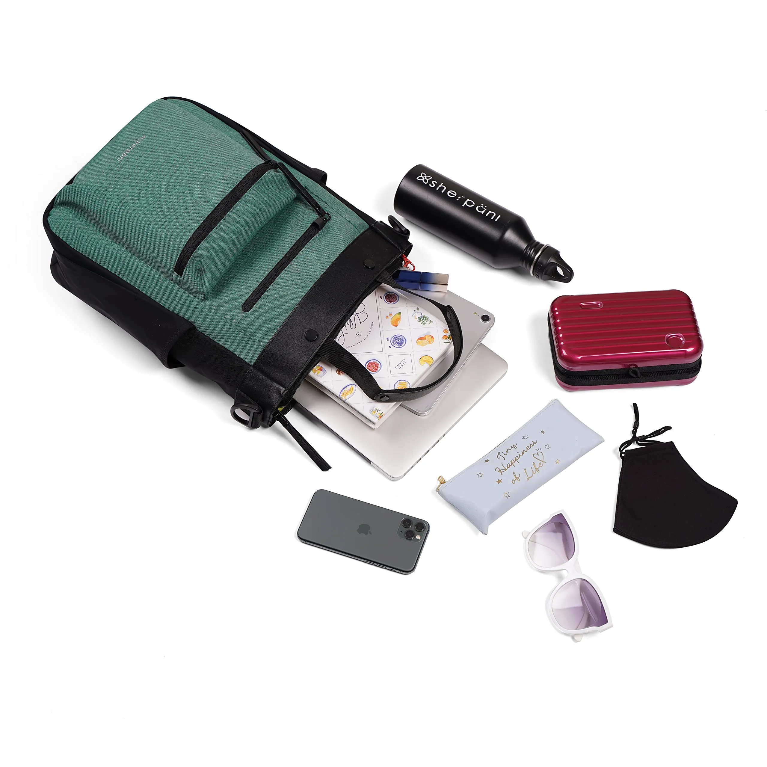 Sac à dos convertible anti-vol Sherpani Soleil, sacs pour ordinateur portable de 13 pouces Sherpani