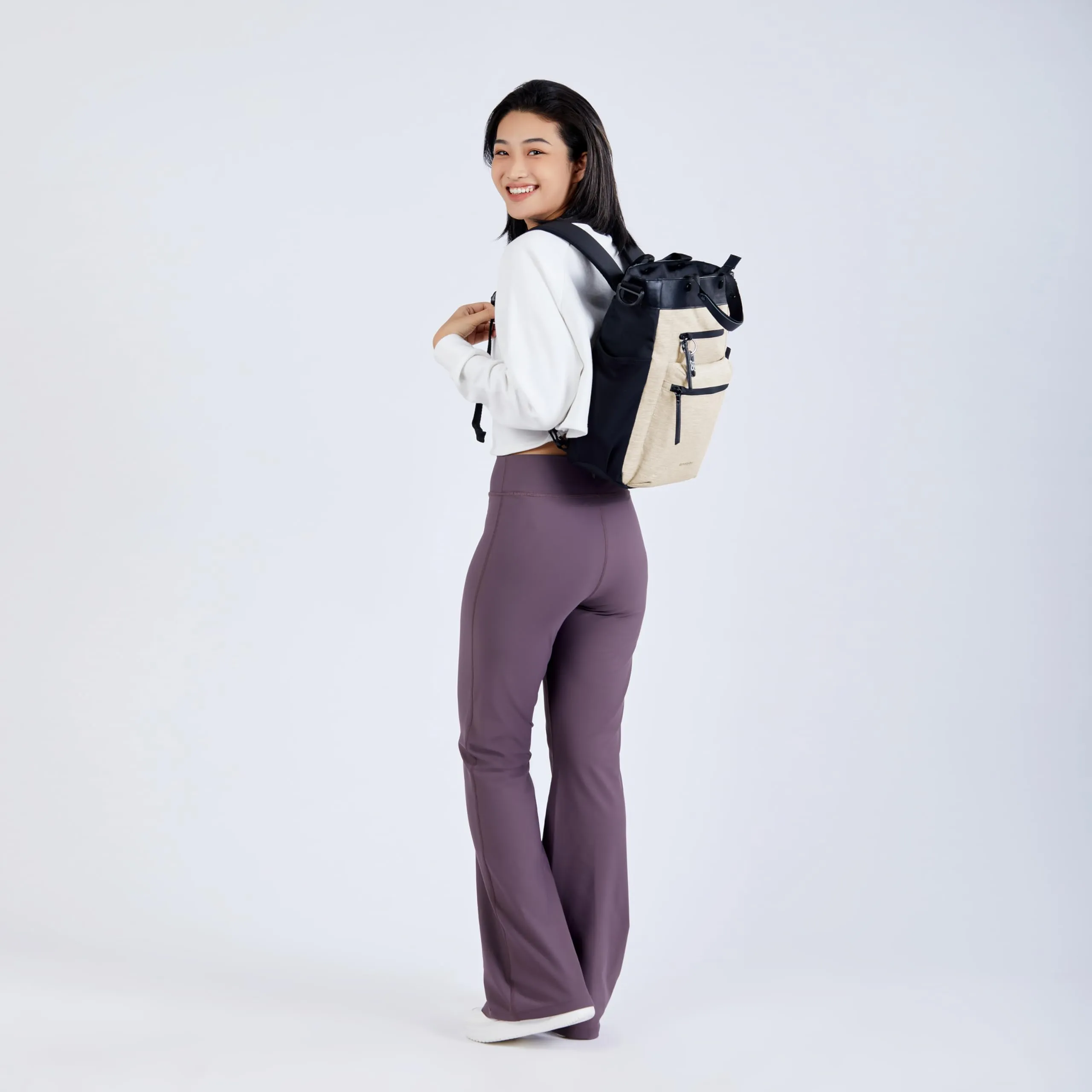 Sac à dos convertible anti-vol Sherpani Soleil, sacs pour ordinateur portable 13 pouces Sherpani