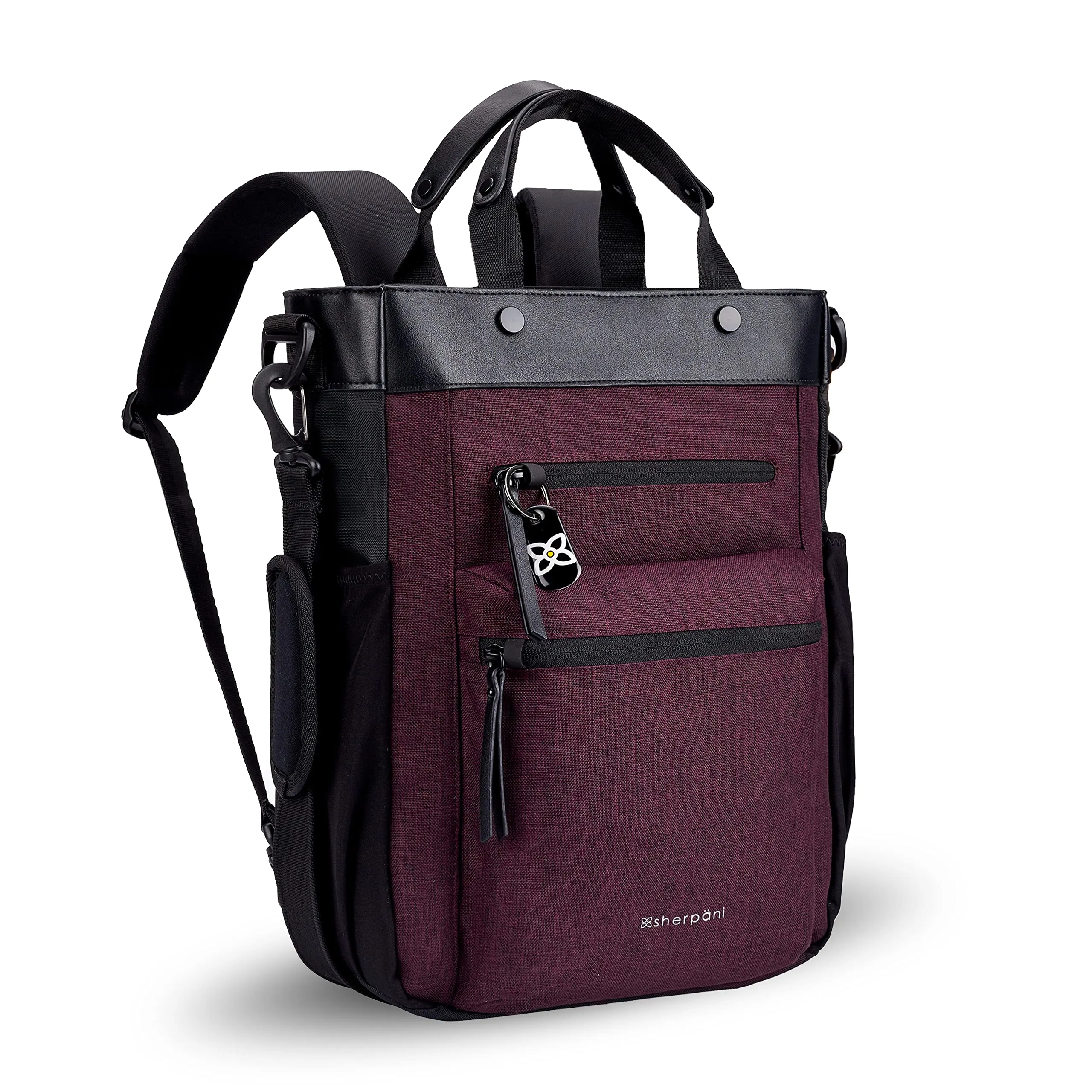 Sac à dos convertible anti-vol Sherpani Soleil, sacs pour ordinateur portable 13 pouces Sherpani