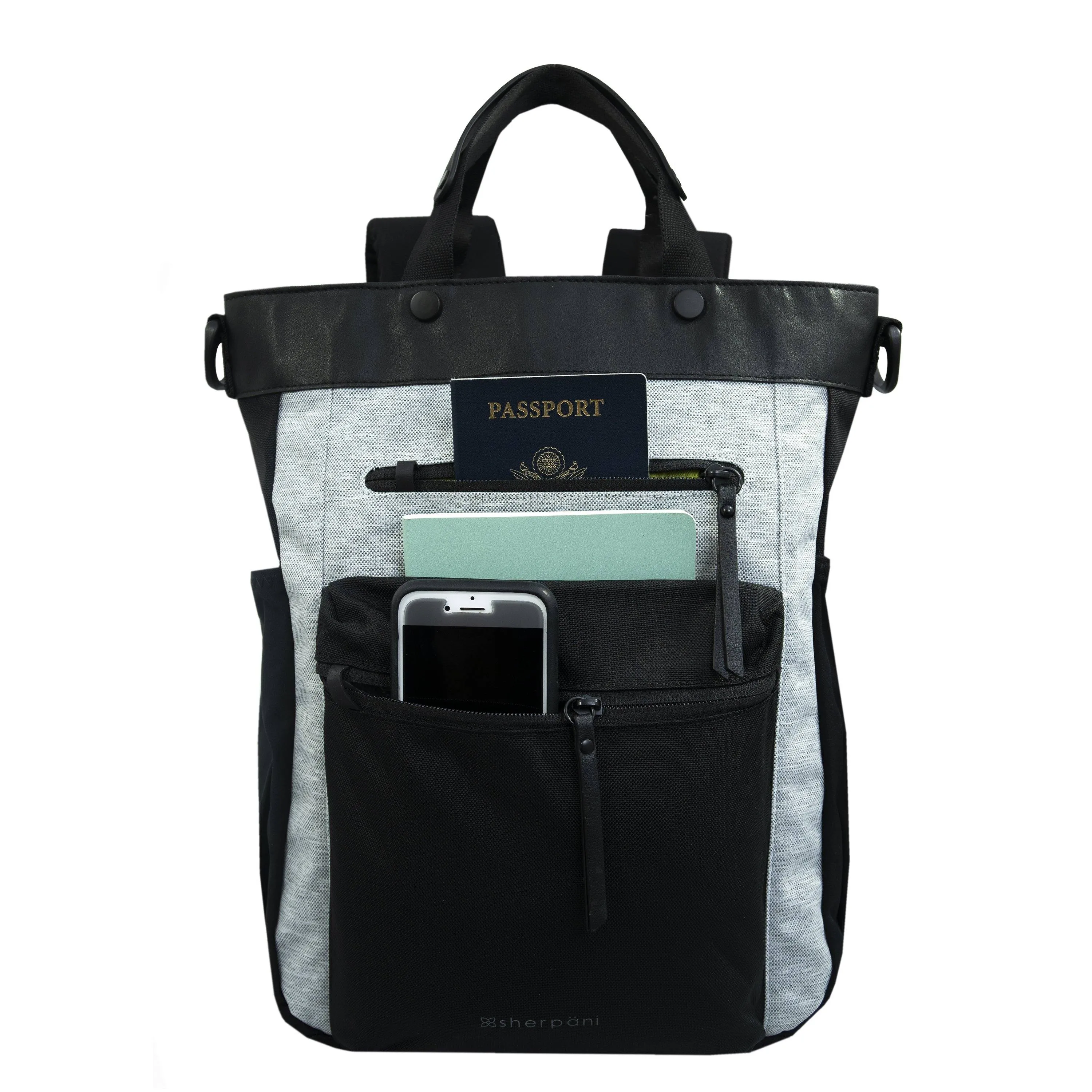 Sac à dos convertible anti-vol Sherpani Soleil, sacs pour ordinateur portable 13 pouces Sherpani