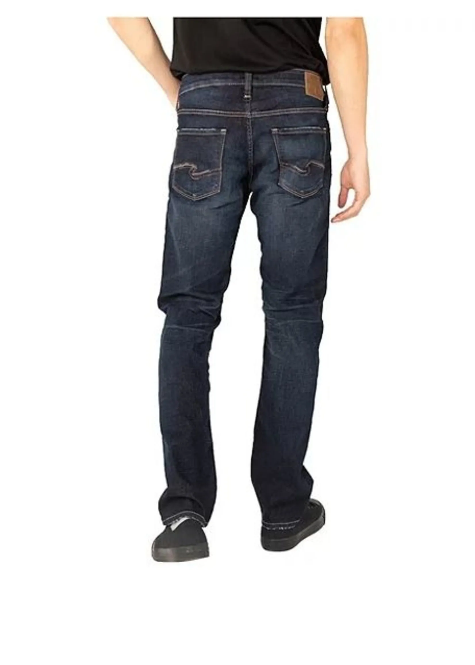Silver Allan Classique Coupe droite Jambe droite