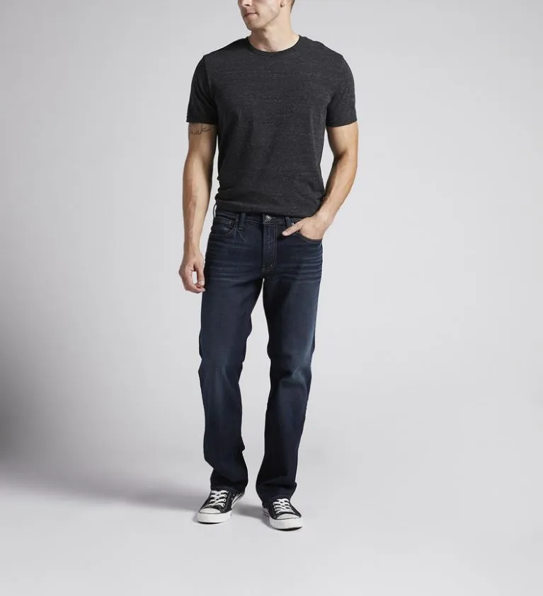 Silver Allan Slim Fit Jambe droite