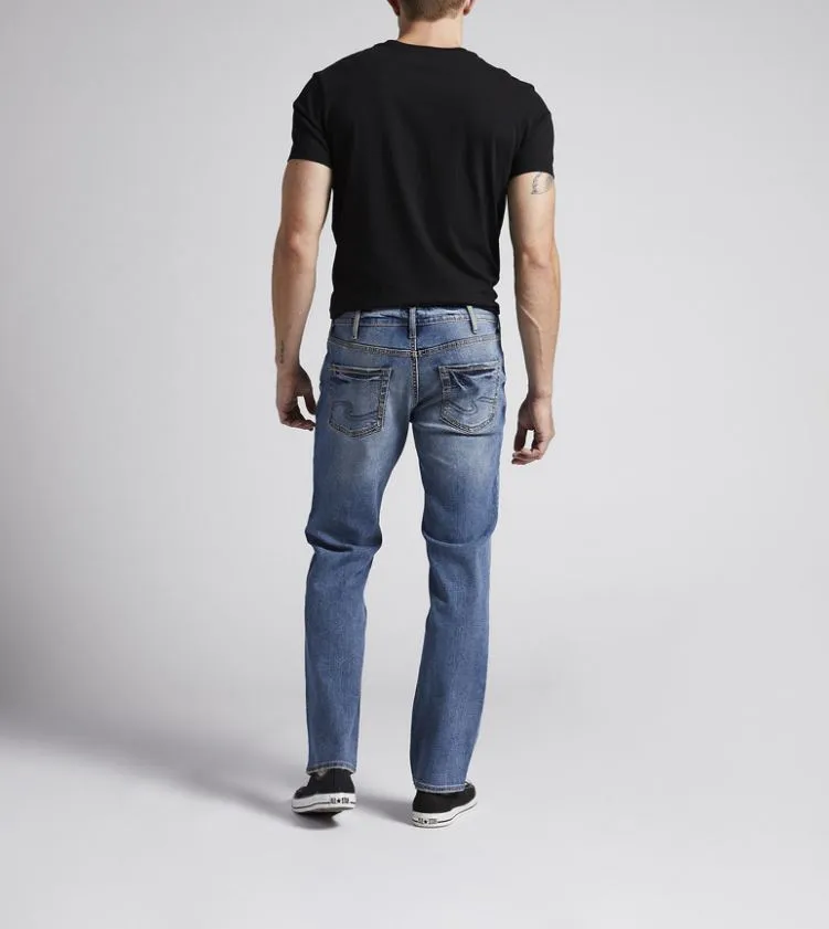 Silver Allan Slim Fit Jambe droite
