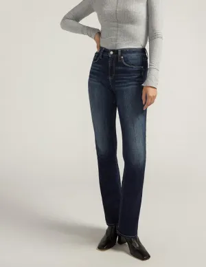 Silver Avery Slim Bootcut à Haute Taille