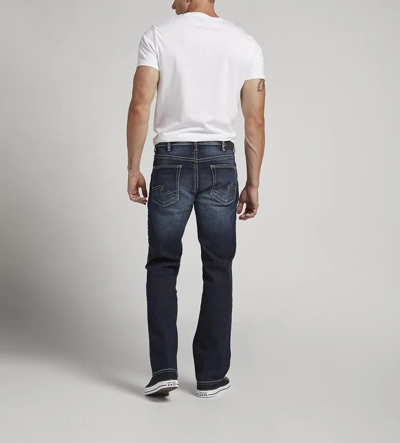 Gordie coupe droite ample jambe droite argenté
