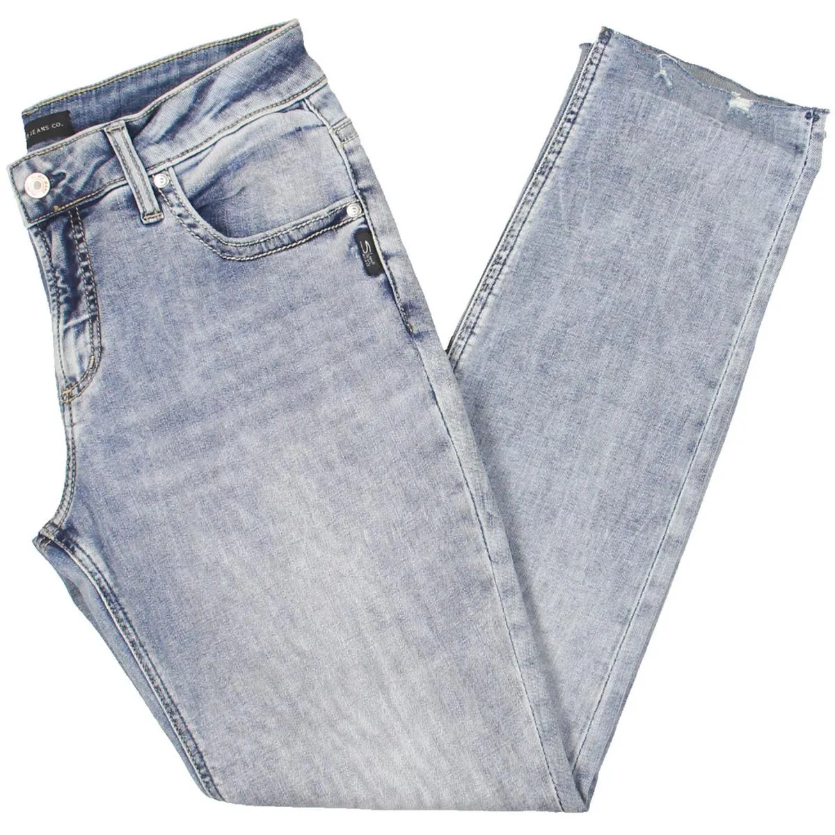 Silver Jeans Co. Jeans Boyfriend Femme Taille Moyenne Jambe Effilée