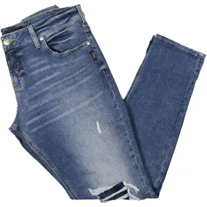 Silver Jeans Co. Jean Skinny Dénim Délavé pour Femme Plus