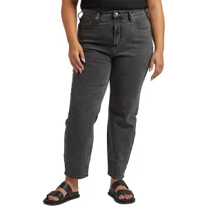 Silver Jeans Co. Femmes Plus Taille Haute Très Désirable Jeans Slim Jambe Droite
