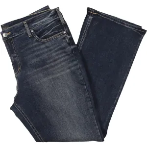 Silver Jeans Co. Jeans Bootcut Délavés pour Femmes Plus à Taille Moyenne