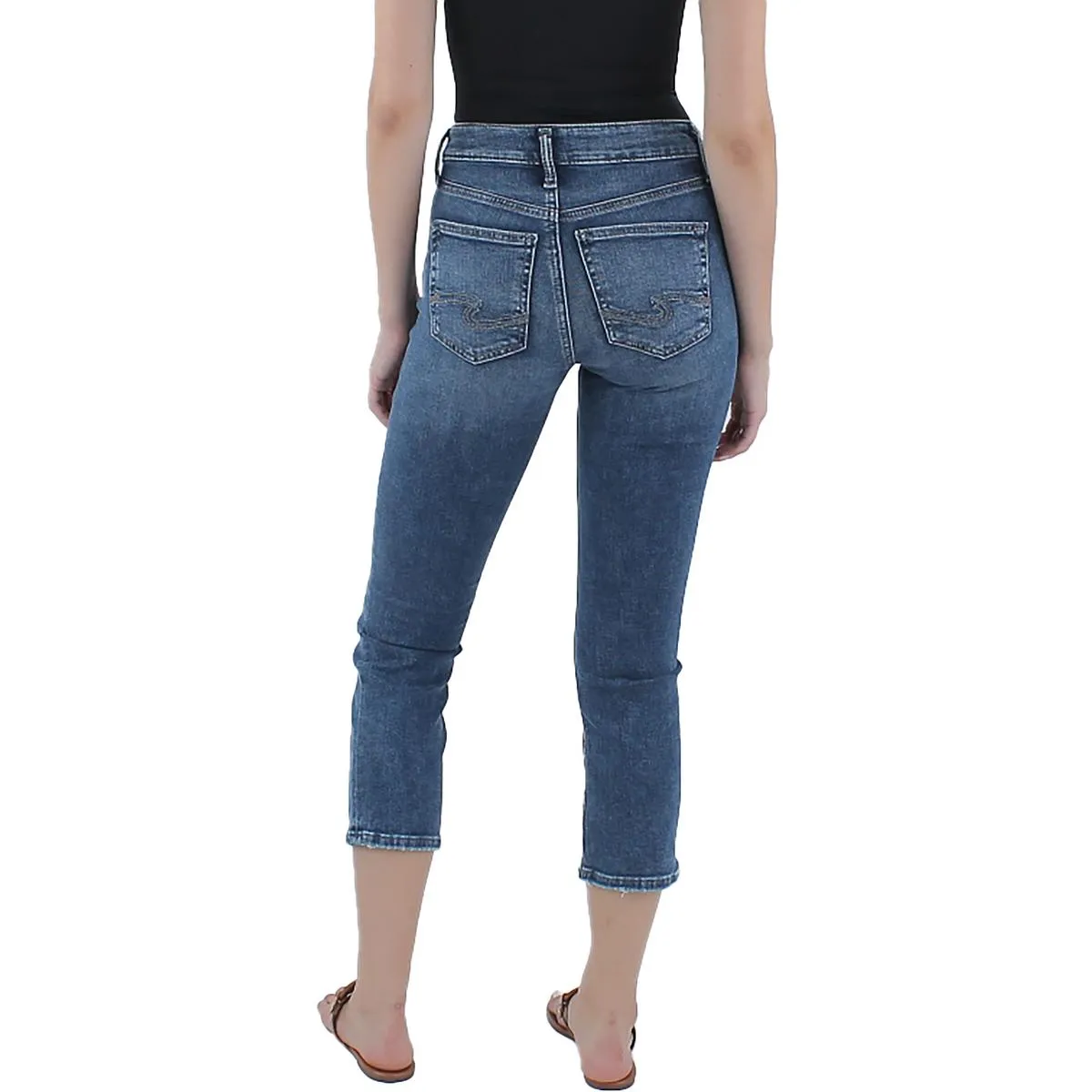 Silver Jeans Femme - Capri en Jean Délavé
