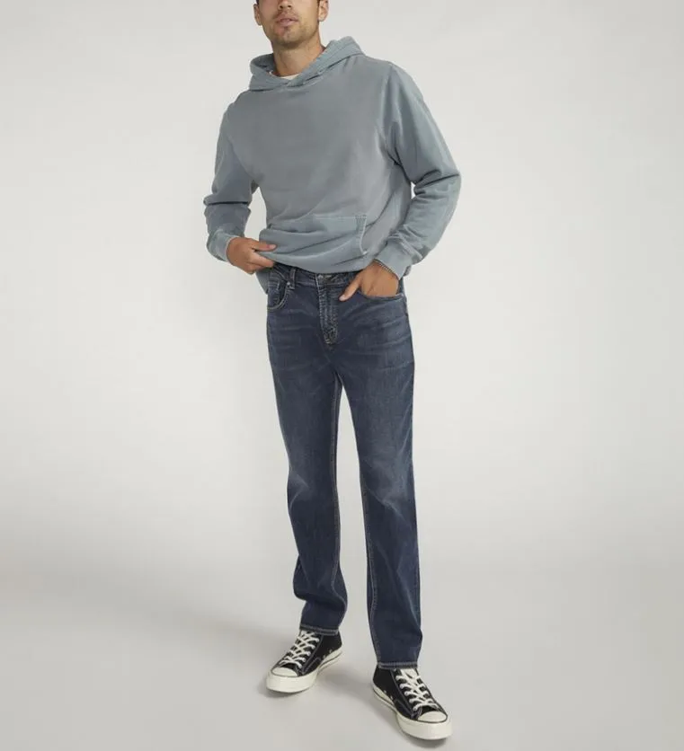 Konrad Slim Fit à jambe étroite argenté
