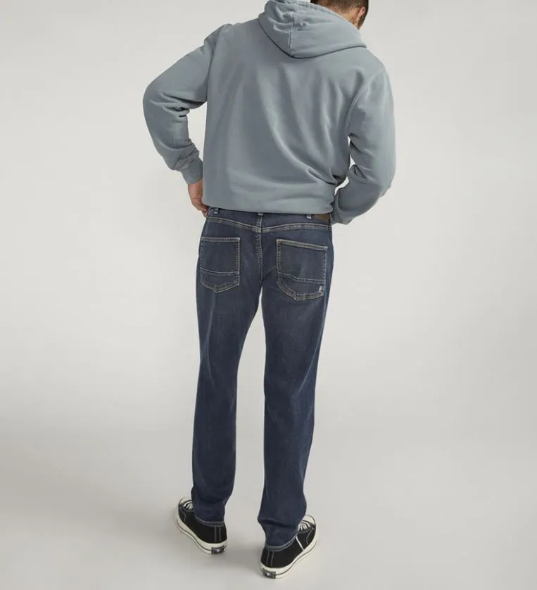 Konrad Slim Fit à jambe étroite argenté