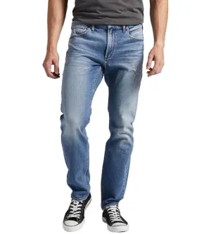Silver Taavi Slim Fit Jambe Effilée