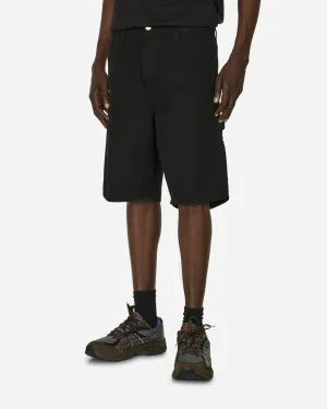Short genou unique noir (Lavé)