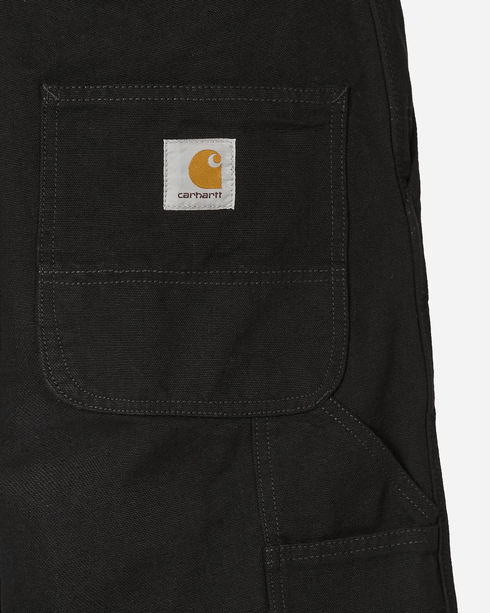 Short genou unique noir (Lavé)