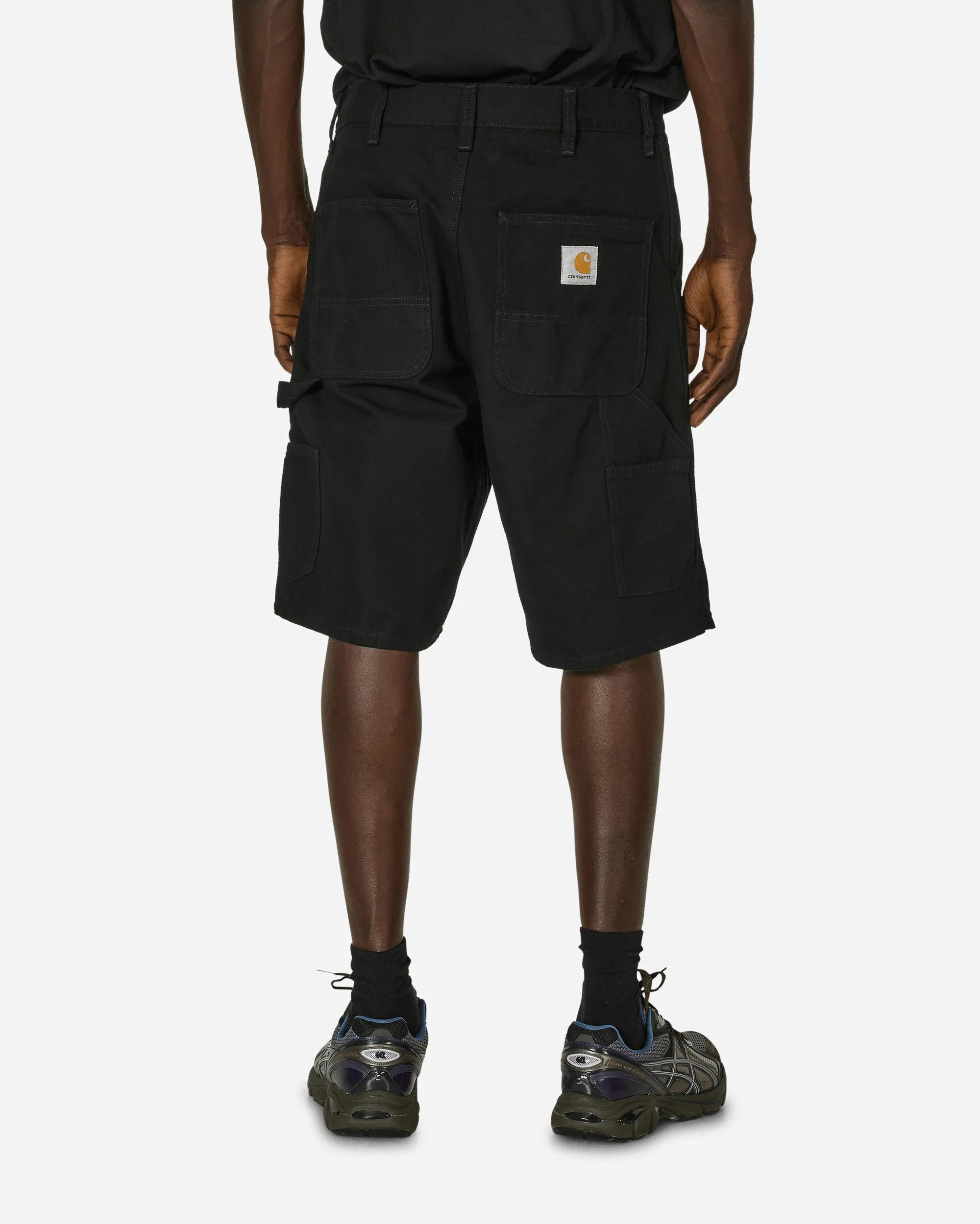 Short genou unique noir (Lavé)