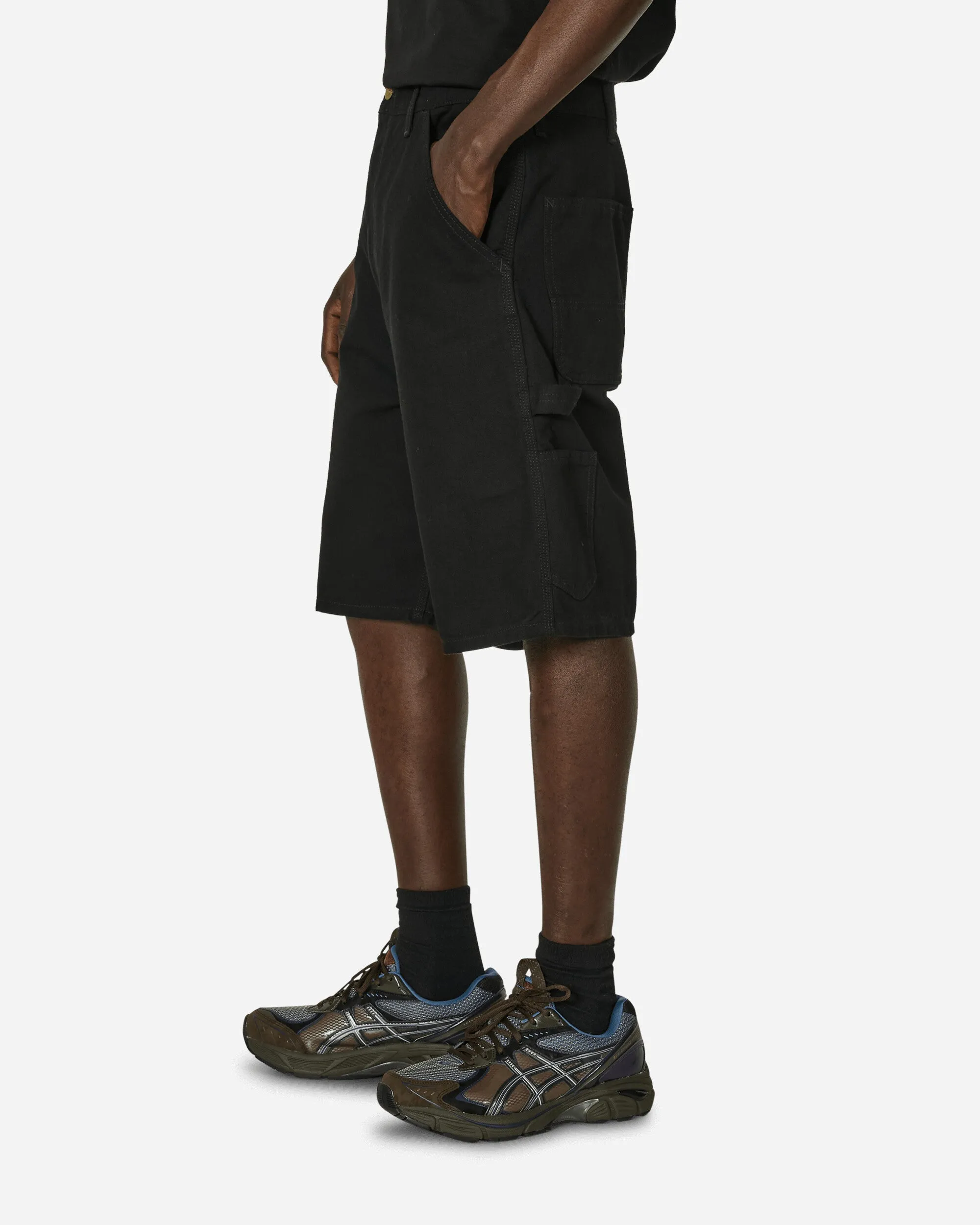 Short genou unique noir (Lavé)