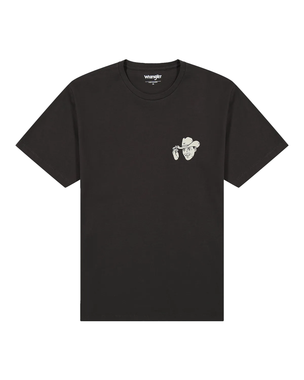 Petit T-Shirt graphique en noir délavé