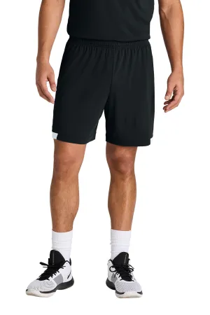 Short Homme Sport-Tek Club à Séchage Rapide - Noir/Blanc