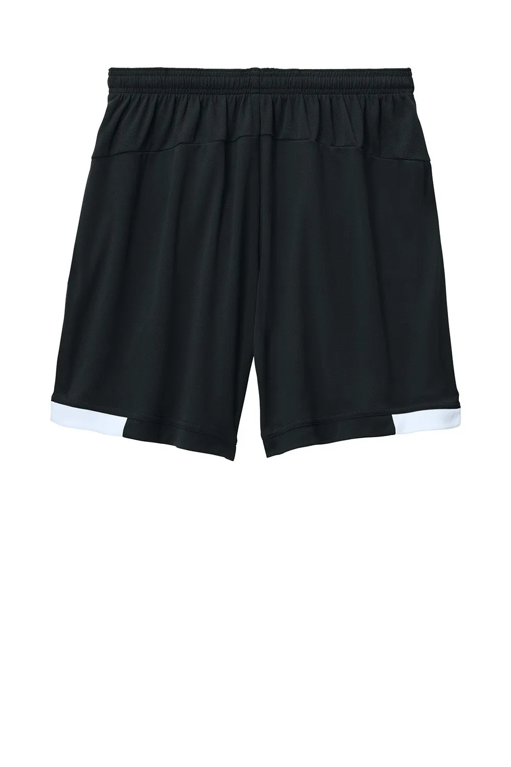 Short Homme Sport-Tek Club à Séchage Rapide - Noir/Blanc