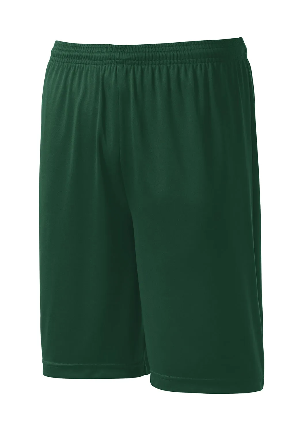 Sport-Tek Shorts Homme Concurrent Évacuation d'Humidité - Vert Forêt - Liquidation