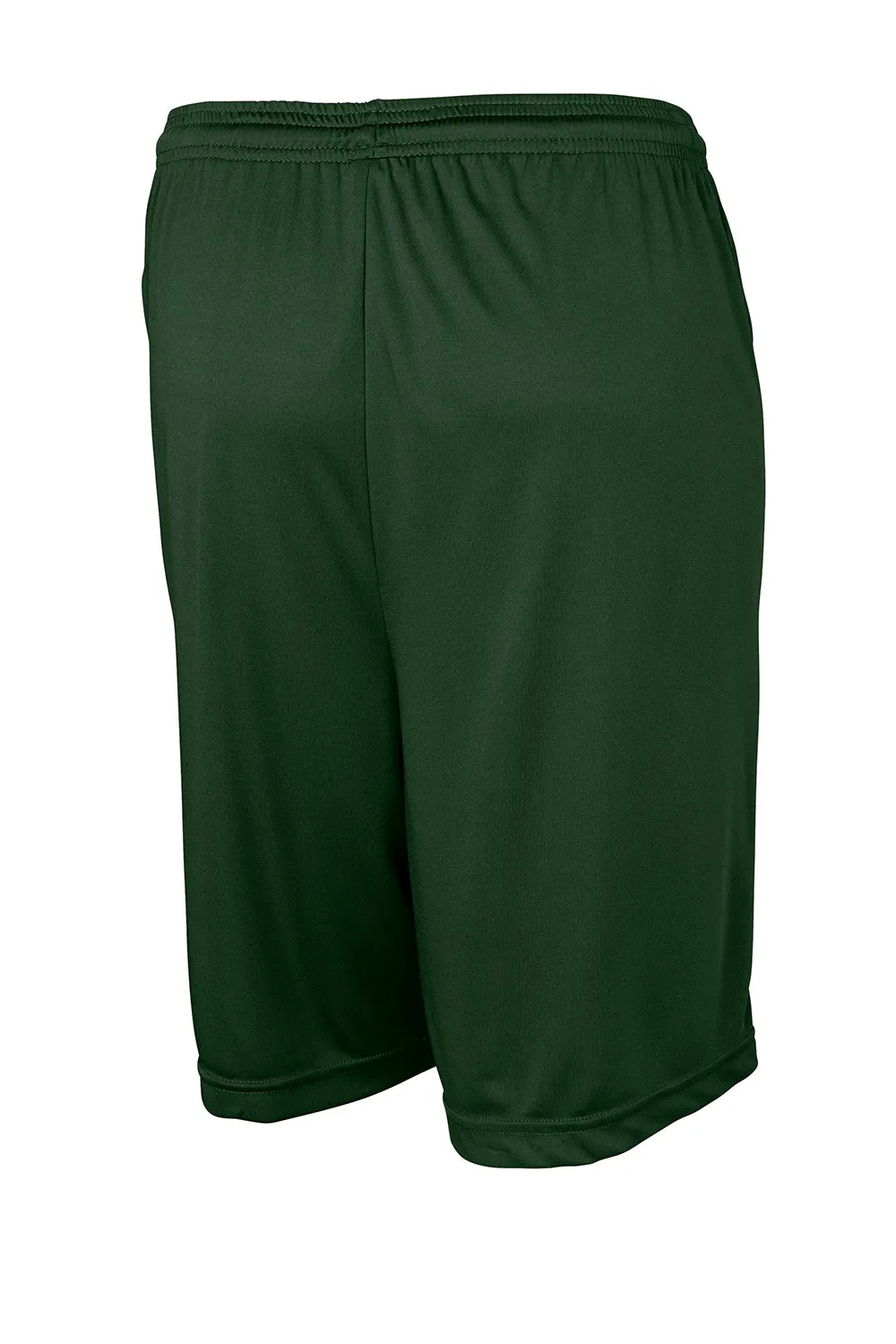 Sport-Tek Shorts Homme Concurrent Évacuation d'Humidité - Vert Forêt - Liquidation