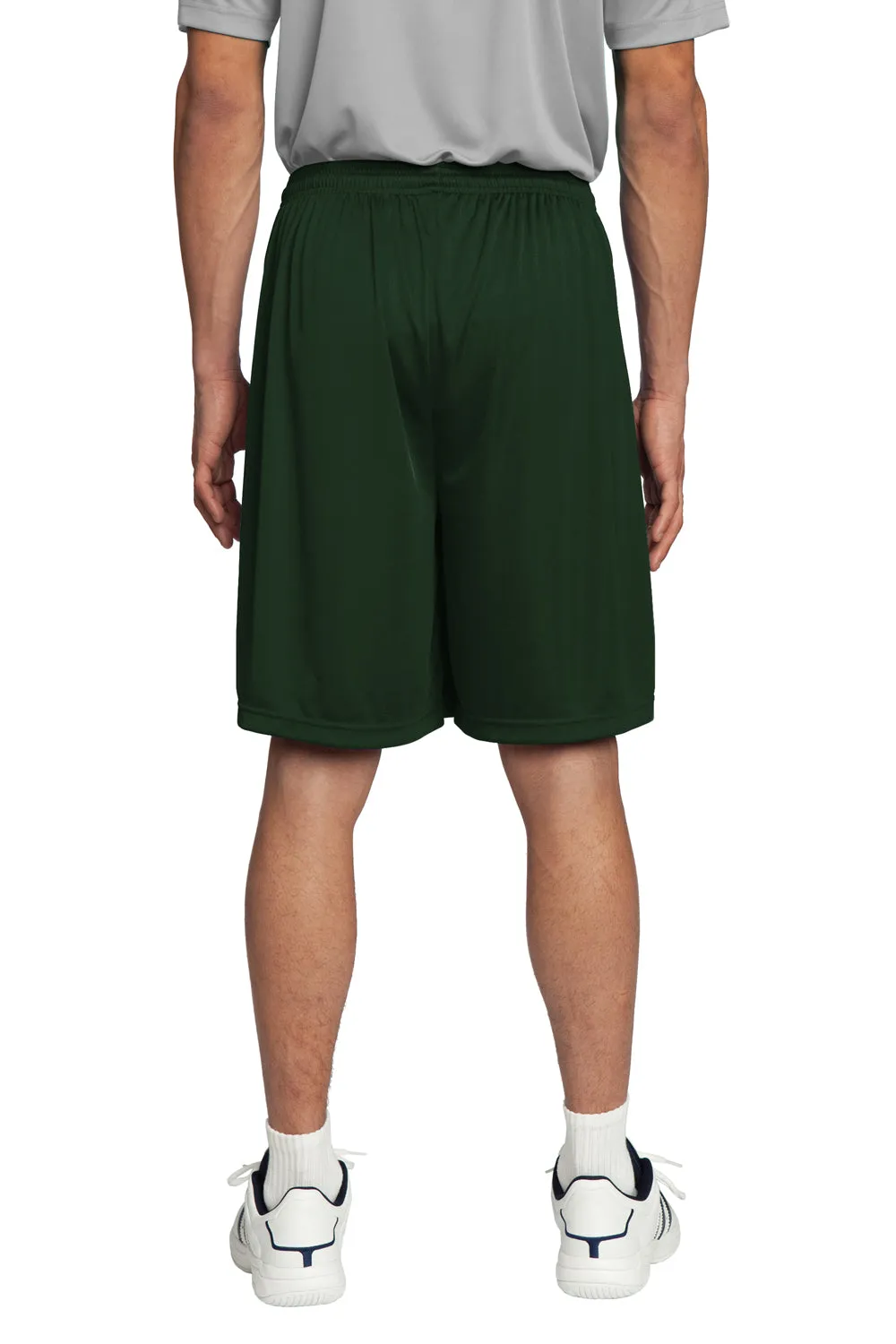 Sport-Tek Shorts Homme Concurrent Évacuation d'Humidité - Vert Forêt - Liquidation