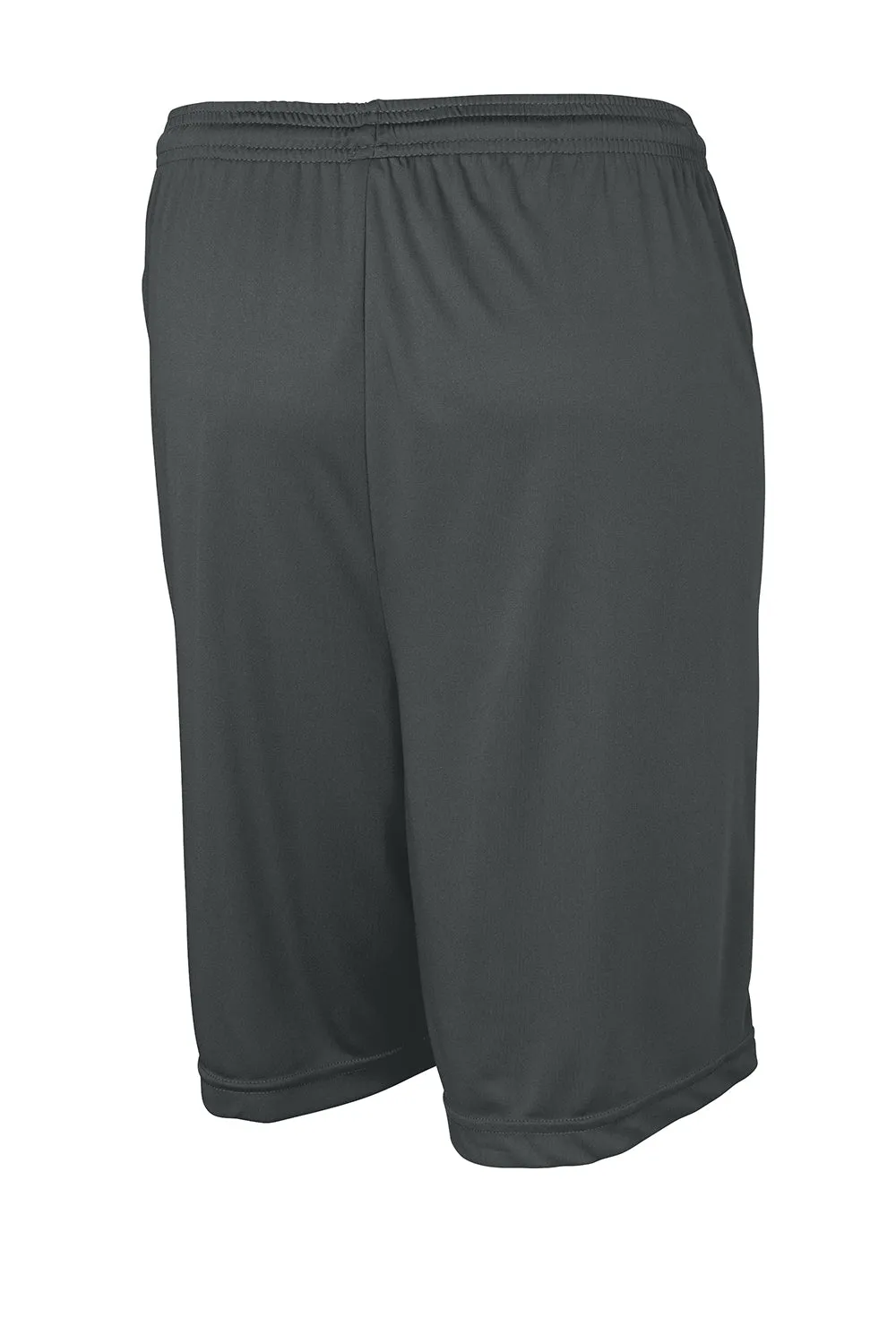 Sport-Tek Shorts Homme Concurrent à Évacuation d'Humidité - Gris Fer