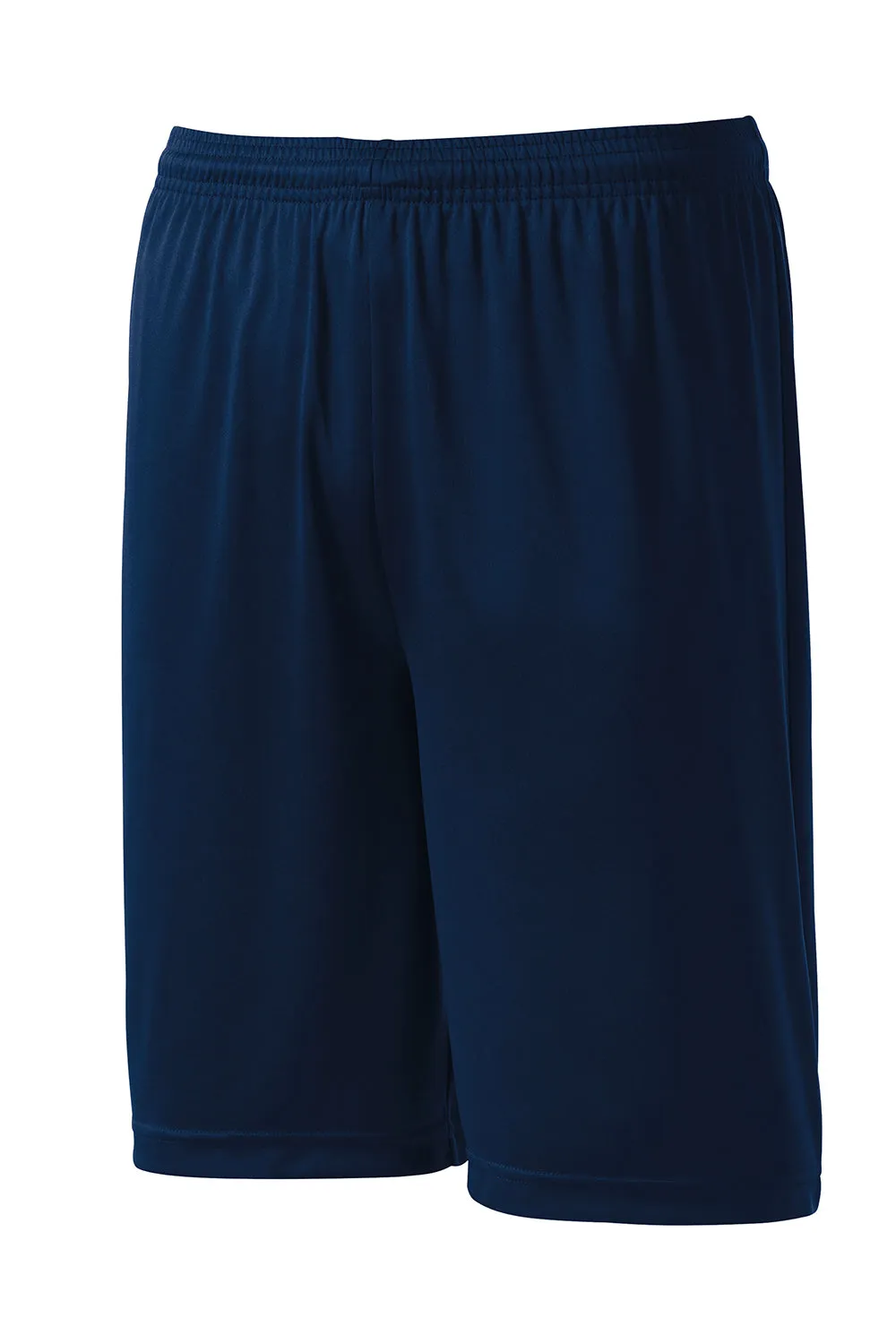Sport-Tek Shorts Homme Concurrent à Évacuation de l'Humidité - Bleu Marine