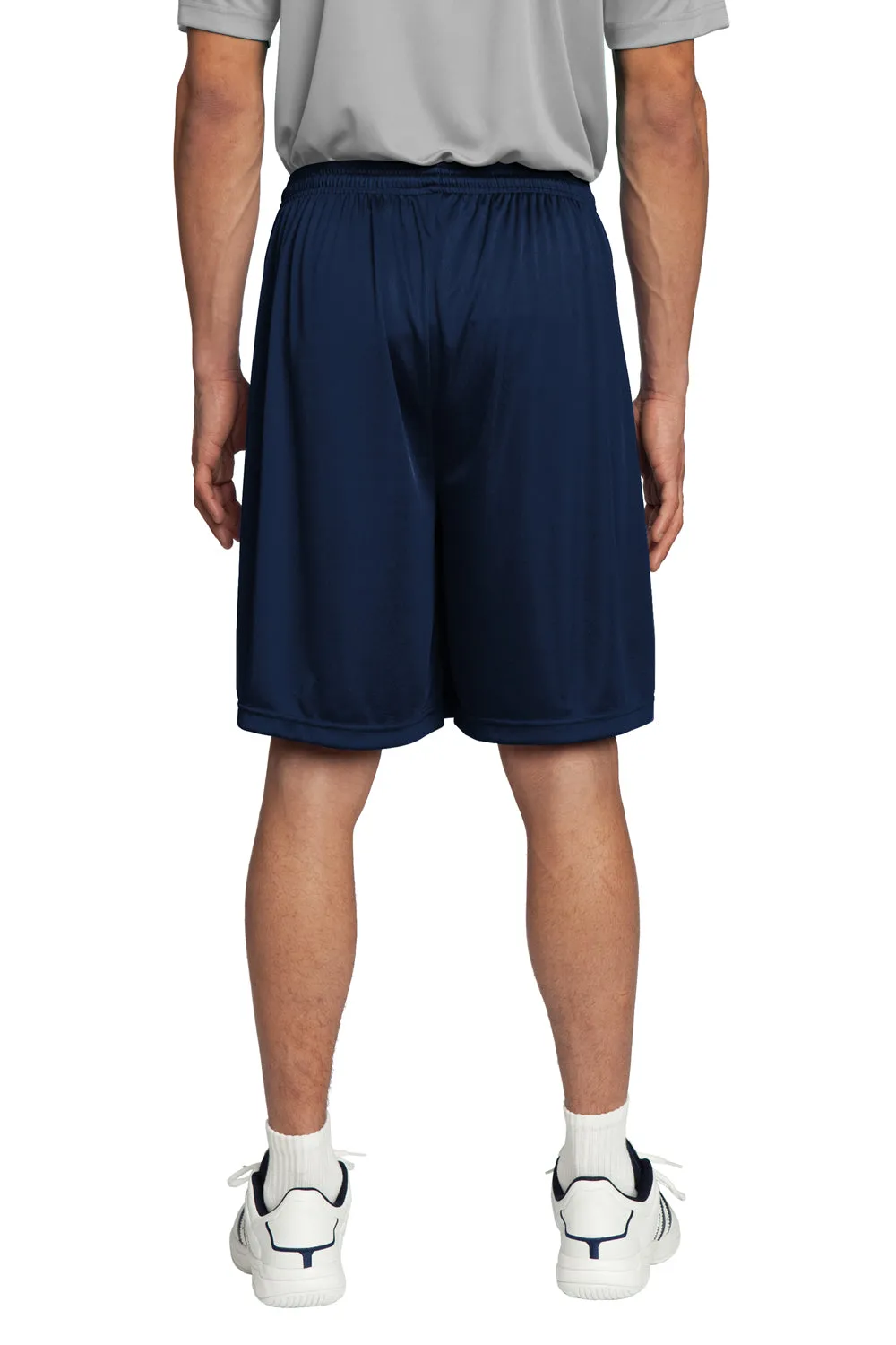 Sport-Tek Shorts Homme Concurrent à Évacuation de l'Humidité - Bleu Marine