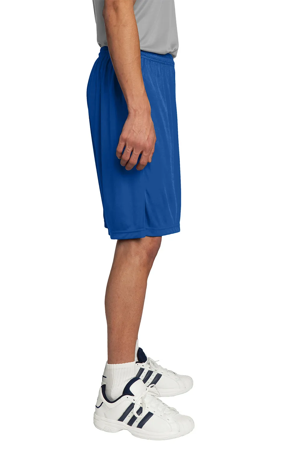 Sport-Tek Shorts Homme Concurrent à Évacuation d'Humidité - Bleu Royal Véritable