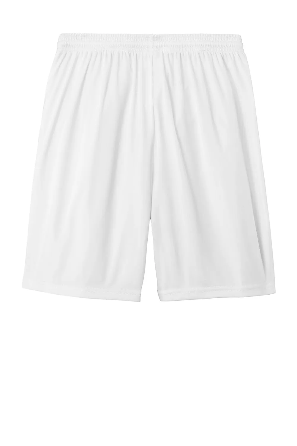 Sport-Tek Shorts de compétition pour hommes à évacuation d'humidité United Athletic - Blanc