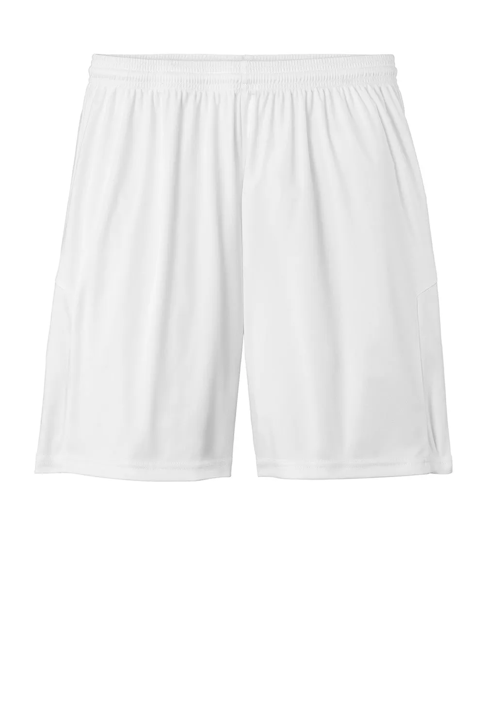 Sport-Tek Shorts de compétition pour hommes à évacuation d'humidité United Athletic - Blanc