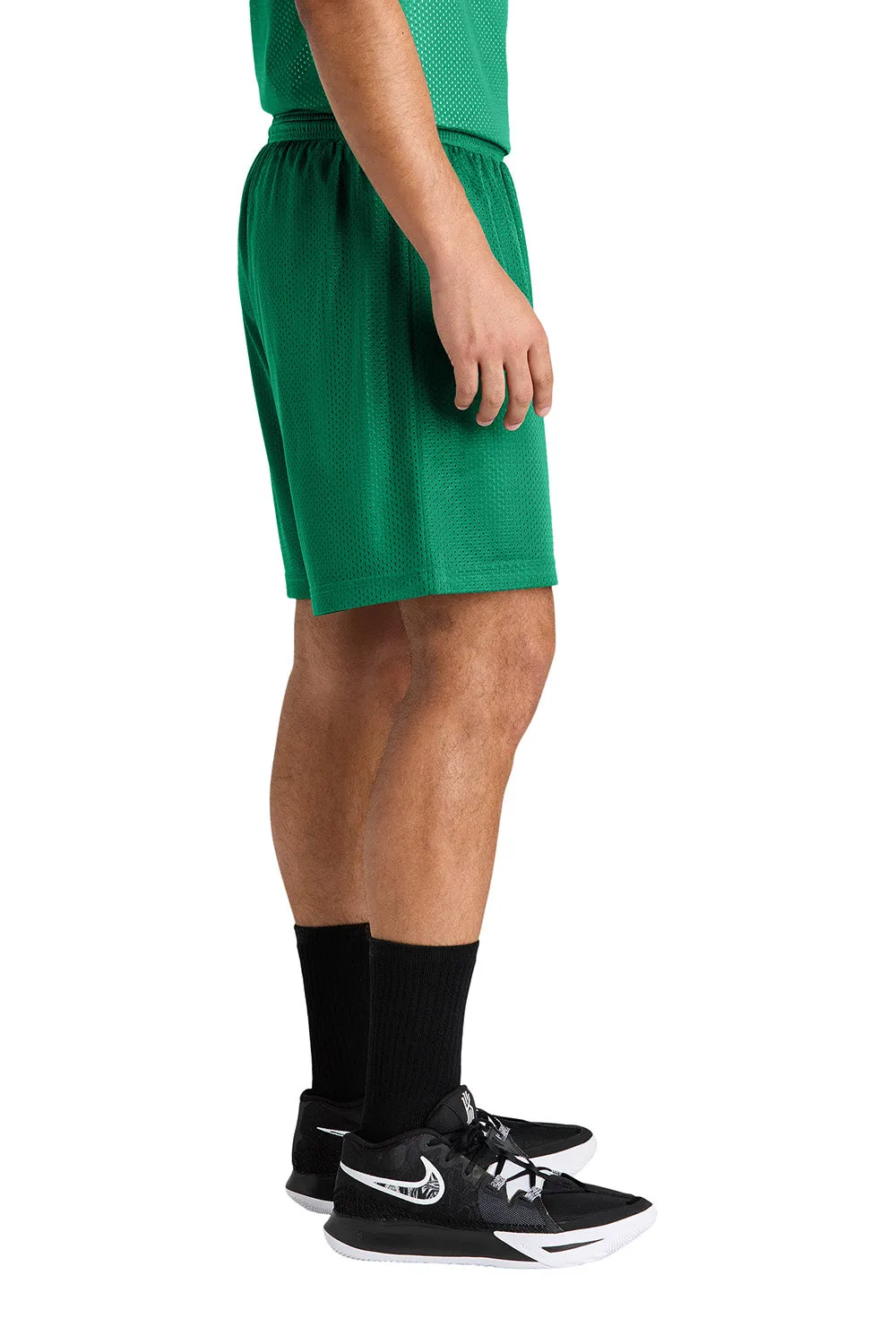Sport-Tek Shorts de Sport pour Hommes en Maille Respirante - Vert Kelly