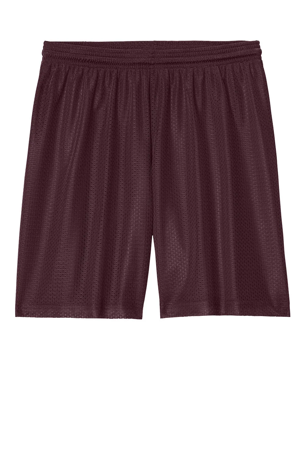 Sport-Tek Shorts de Sport en Maille pour Hommes à Évacuation de l'Humidité - Marron