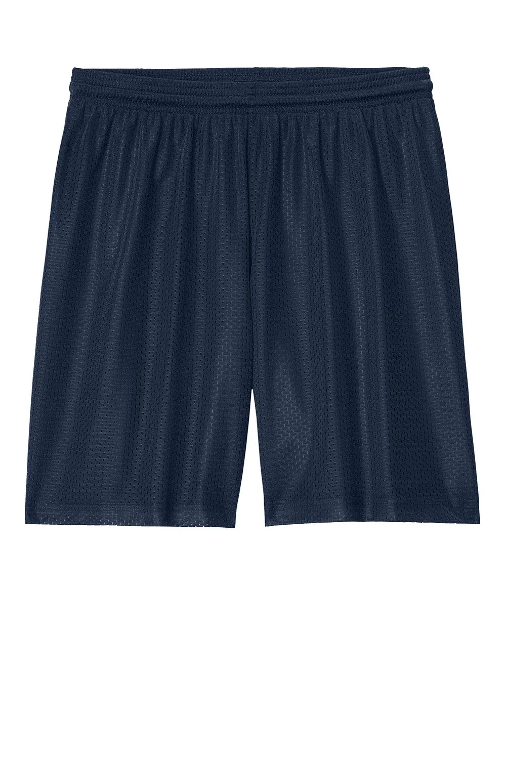Sport-Tek Shorts de Sport en Maille Respirante pour Hommes - Bleu Marine