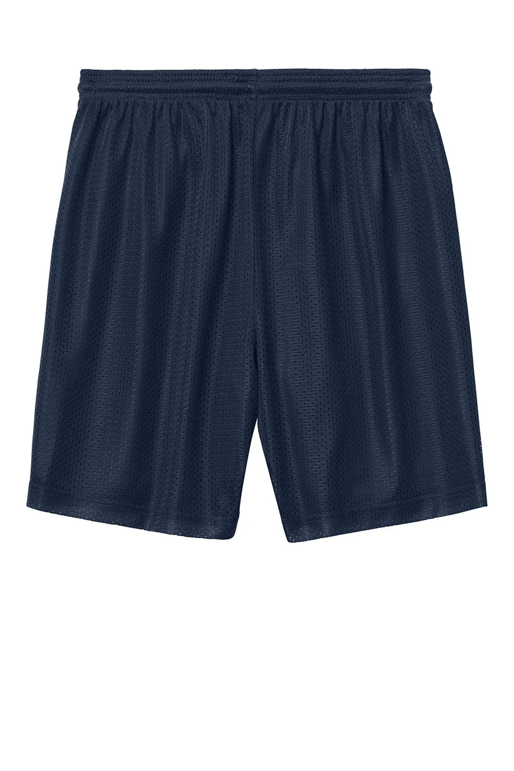 Sport-Tek Shorts de Sport en Maille Respirante pour Hommes - Bleu Marine