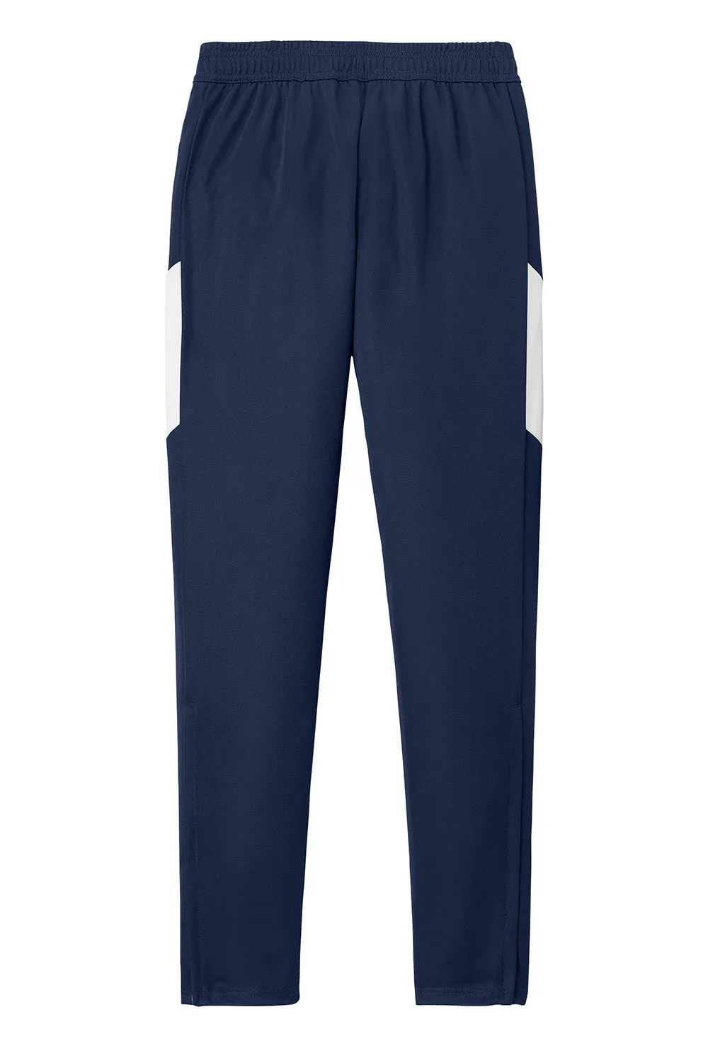 Pantalon de voyage pour homme Sport-Tek à évacuation de l'humidité avec poches - Bleu marine véritable/Blanc