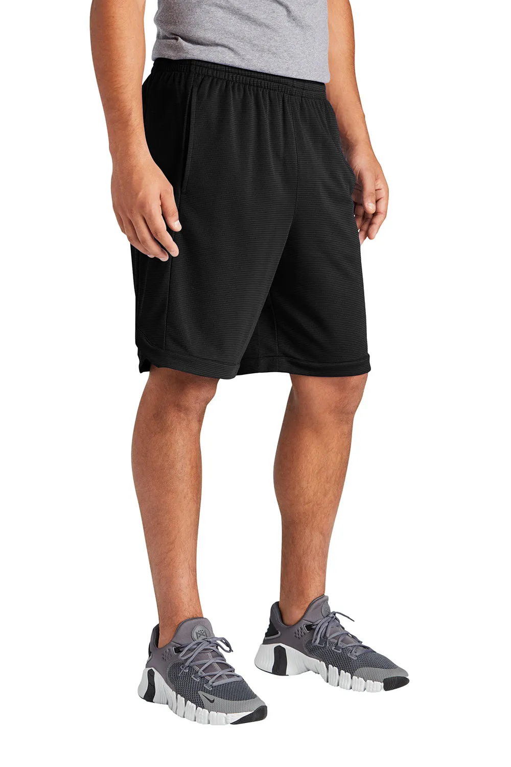 Sport-Tek Position PosiCharge Short pour Homme avec Poches - Noir